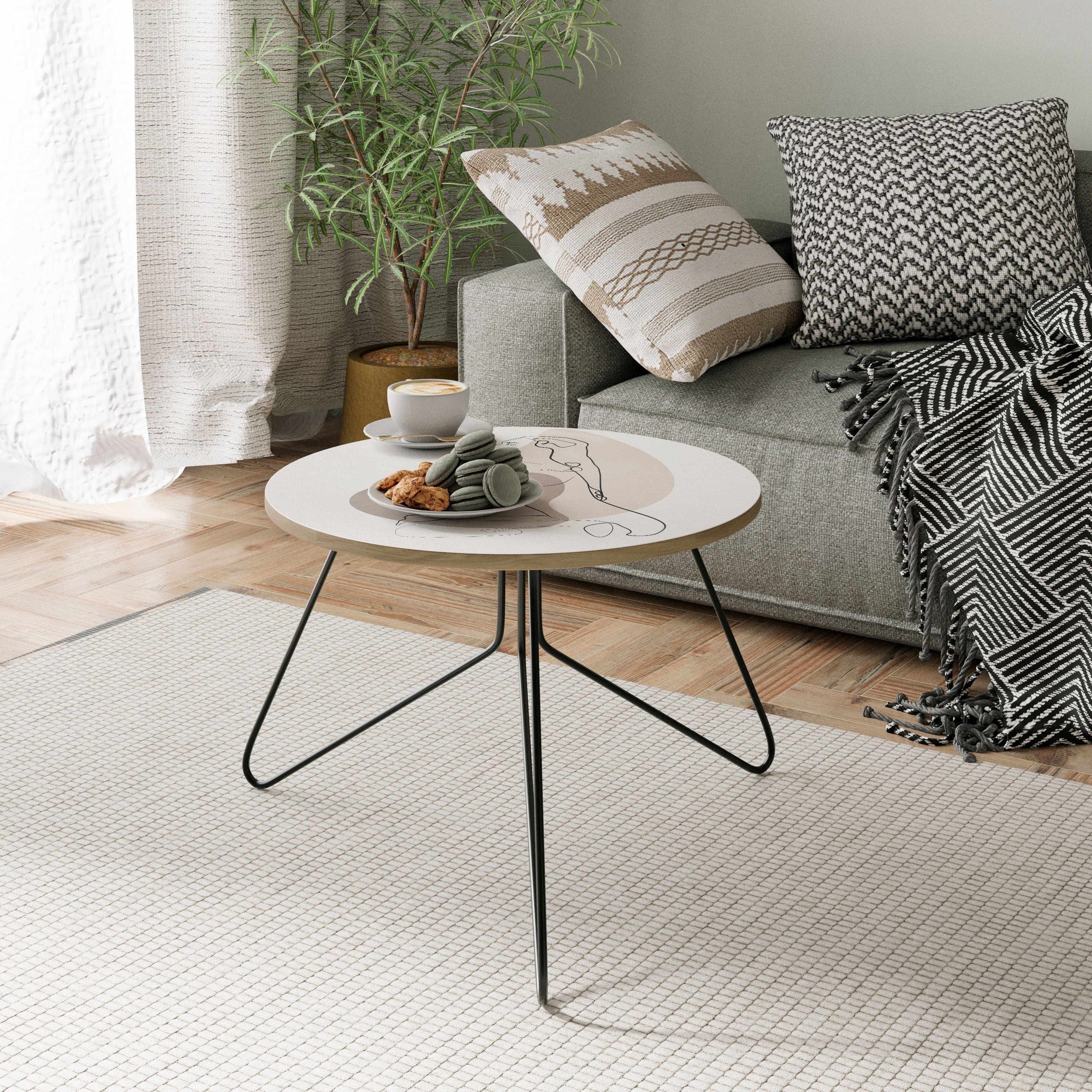 CONTOURS OF BEAUTY Τραπεζάκι σαλονιού