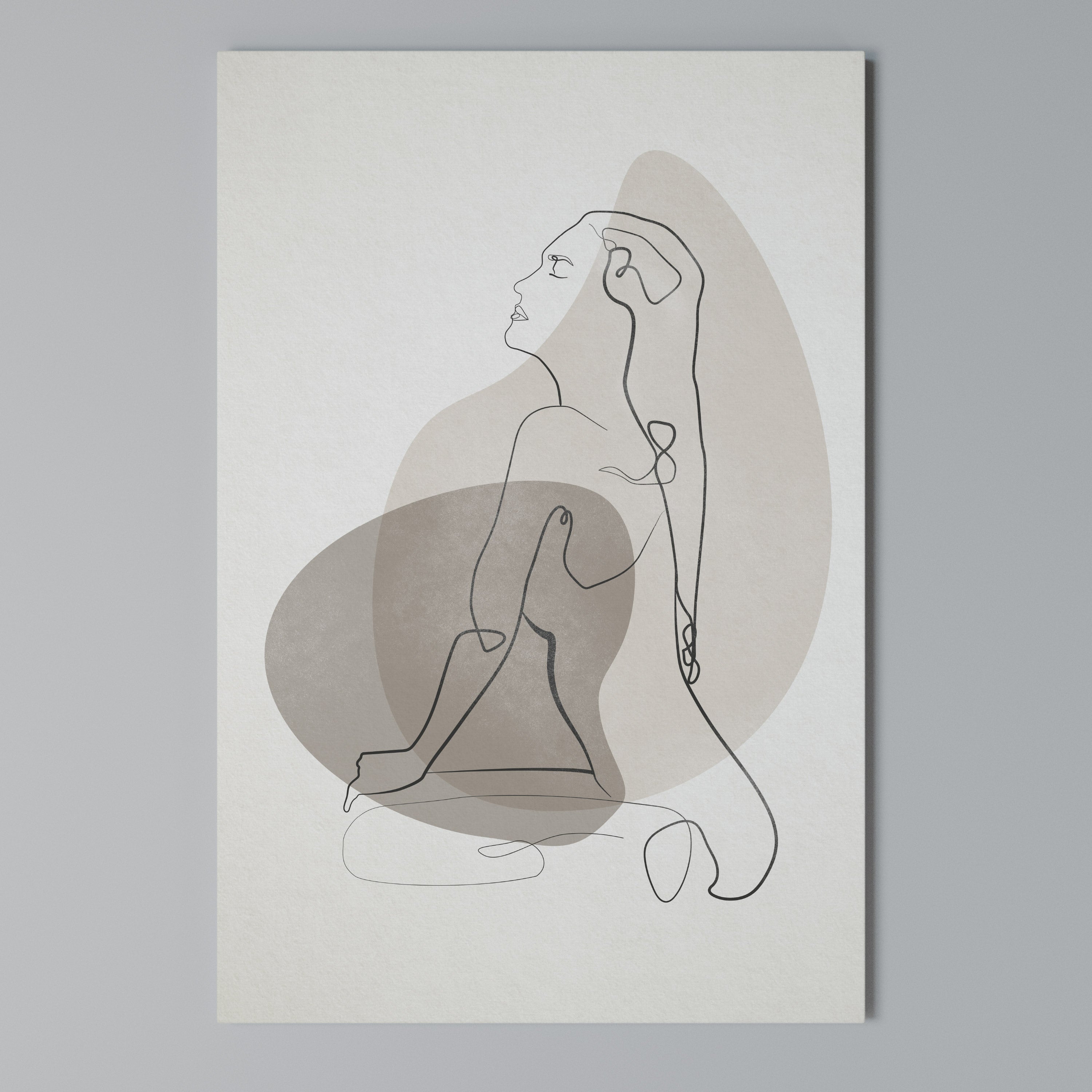CONTOURS OF BEAUTY Κατακόρυφος Πίνακας σε Καμβά