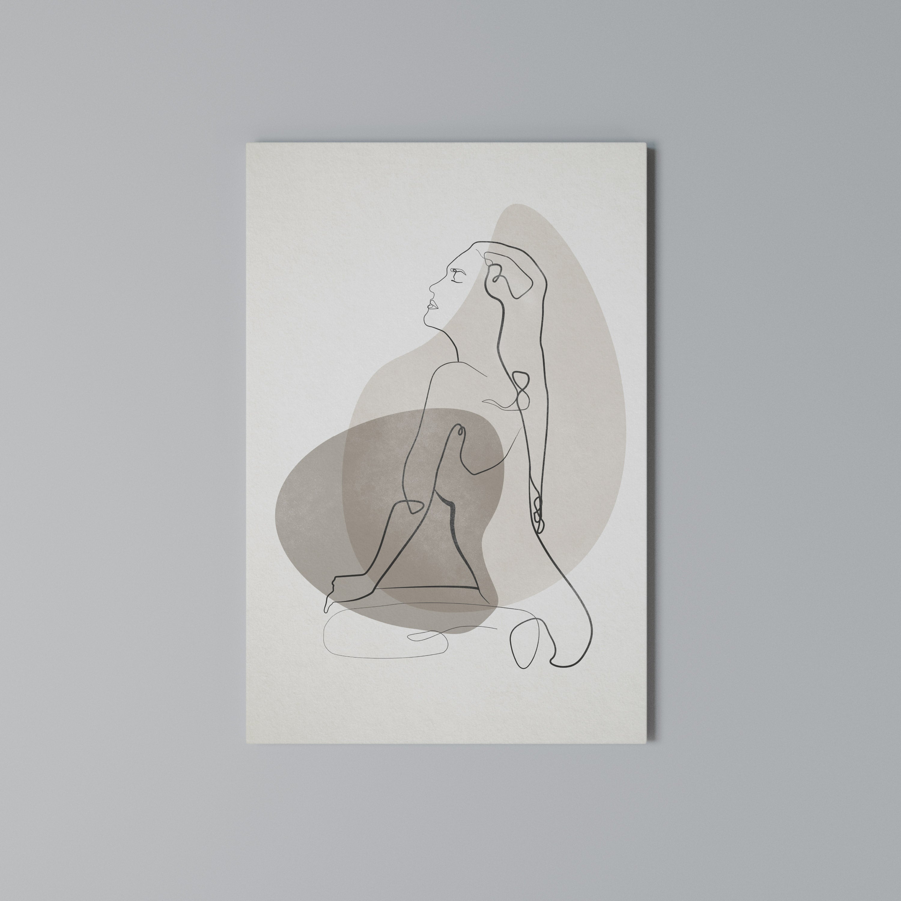 CONTOURS OF BEAUTY Κατακόρυφος Πίνακας σε Καμβά