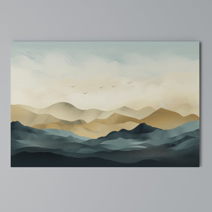 MOUNTAIN MELODY Horizontal Canvas Print