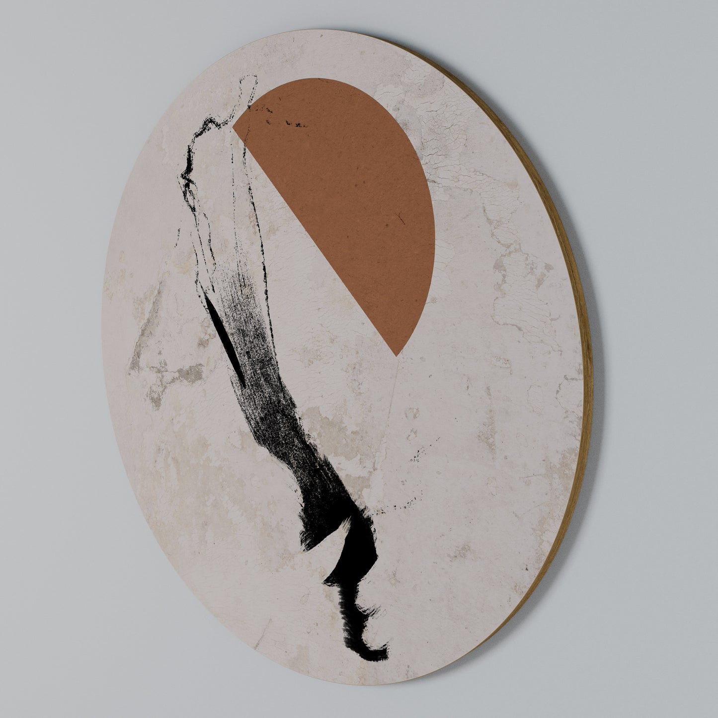 SHADOWS OF IMAGINATION Round Wall Art