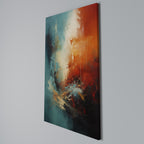 FIERY FUSION Vertical Canvas Print