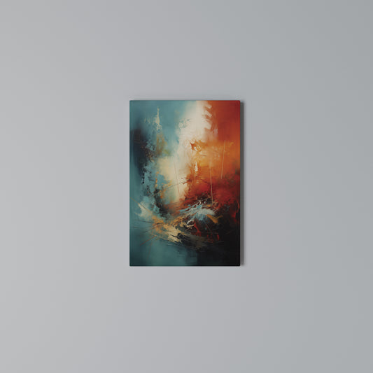 FIERY FUSION Κατακόρυφος Πίνακας σε Καμβά