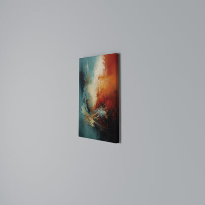 FIERY FUSION Κατακόρυφος Πίνακας σε Καμβά