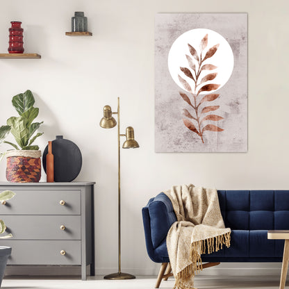 LEAF RADIANCE Vertical Canvas Print