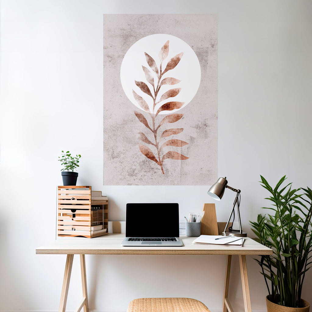 LEAF RADIANCE Peel and Stick Vertical Poster