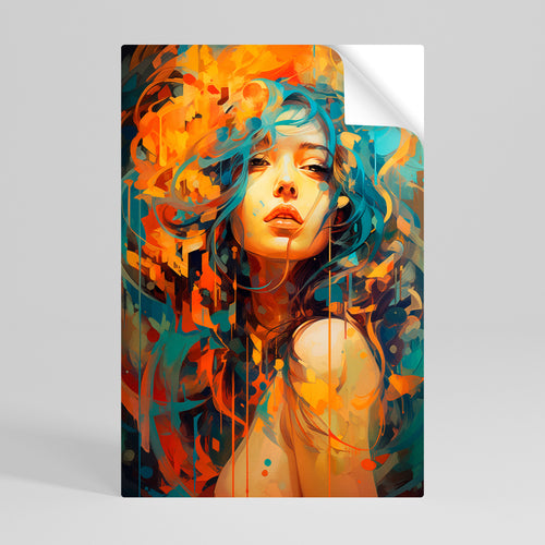 RAINBOW MUSE Αυτοκόλλητη Αφίσα κάθετη