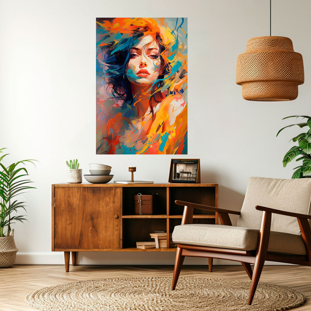 CHROMA CHARM Peel and Stick Vertical Poster