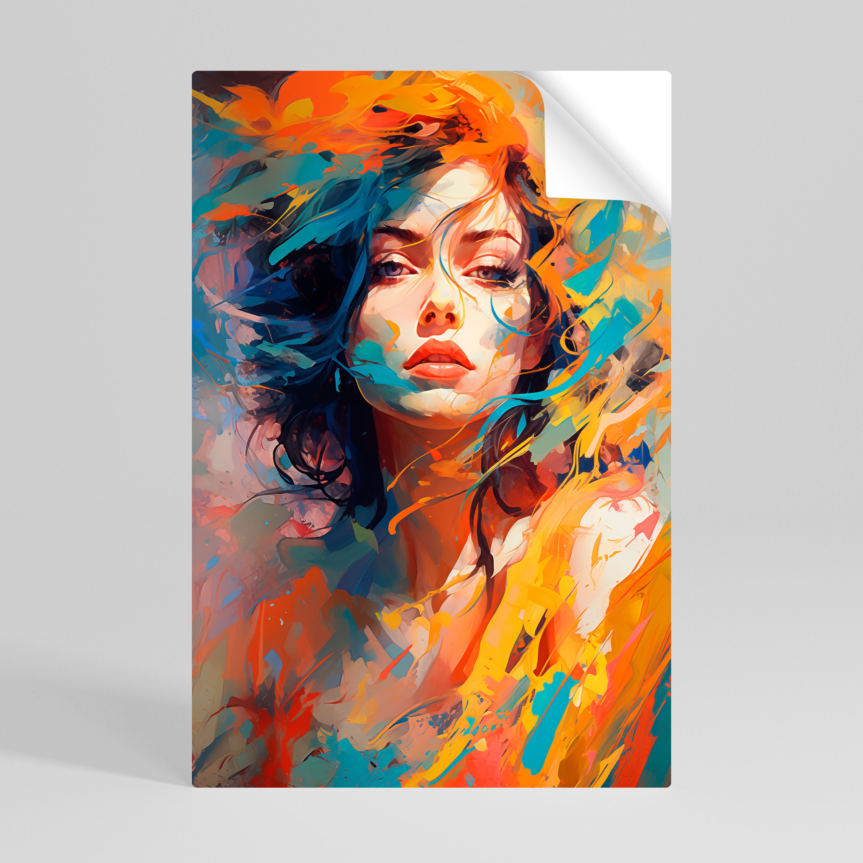 CHROMA CHARM Αυτοκόλλητη "Peel and Stick" Αφίσα κάθετη