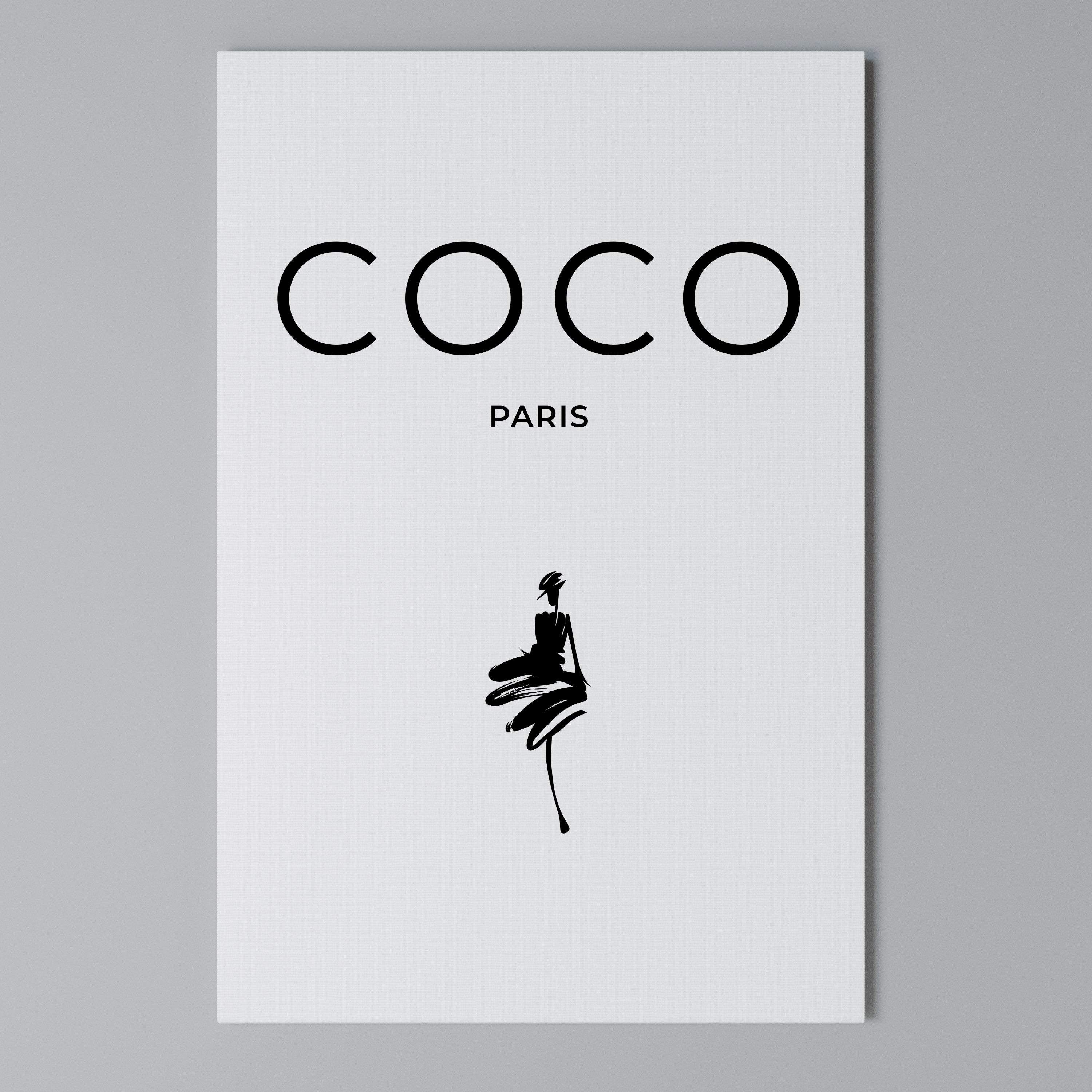 COCO CHANEL - TIMELESS ELEGANCE Κατακόρυφος Πίνακας σε Καμβά