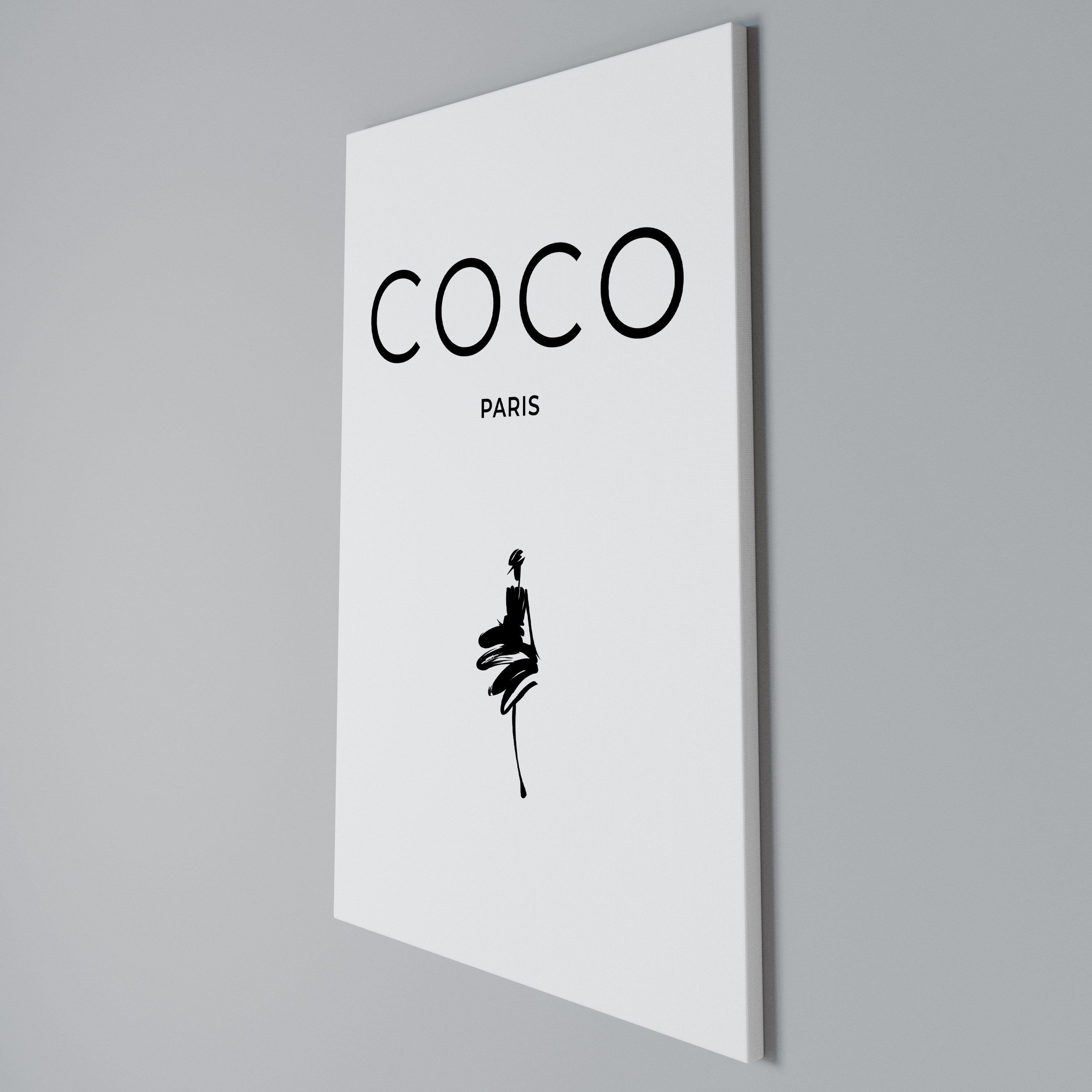 COCO CHANEL - TIMELESS ELEGANCE Κατακόρυφος Πίνακας σε Καμβά