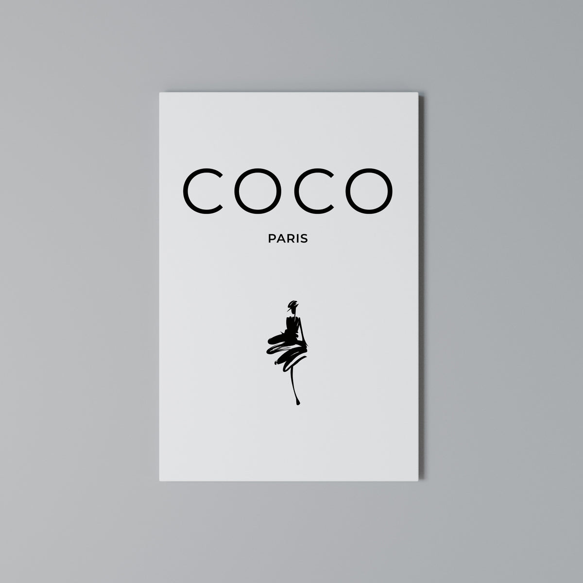 COCO CHANEL - TIMELESS ELEGANCE Vertical Canvas Print