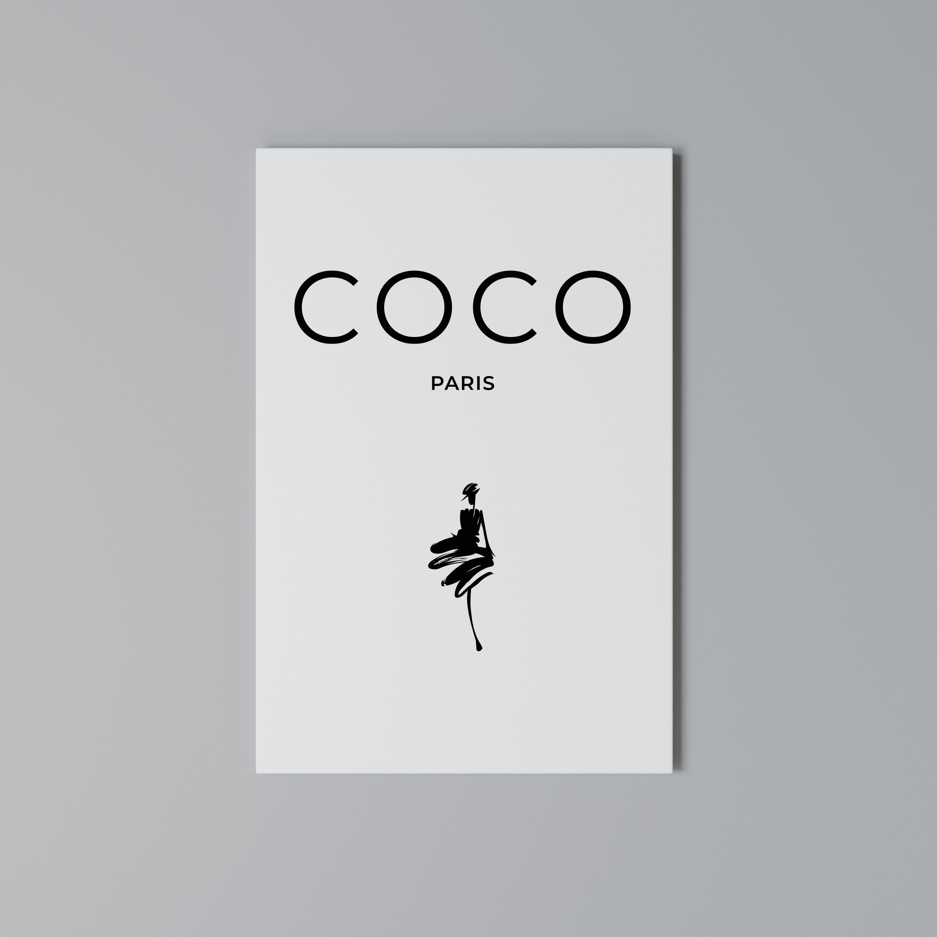 COCO CHANEL - TIMELESS ELEGANCE Κατακόρυφος Πίνακας σε Καμβά