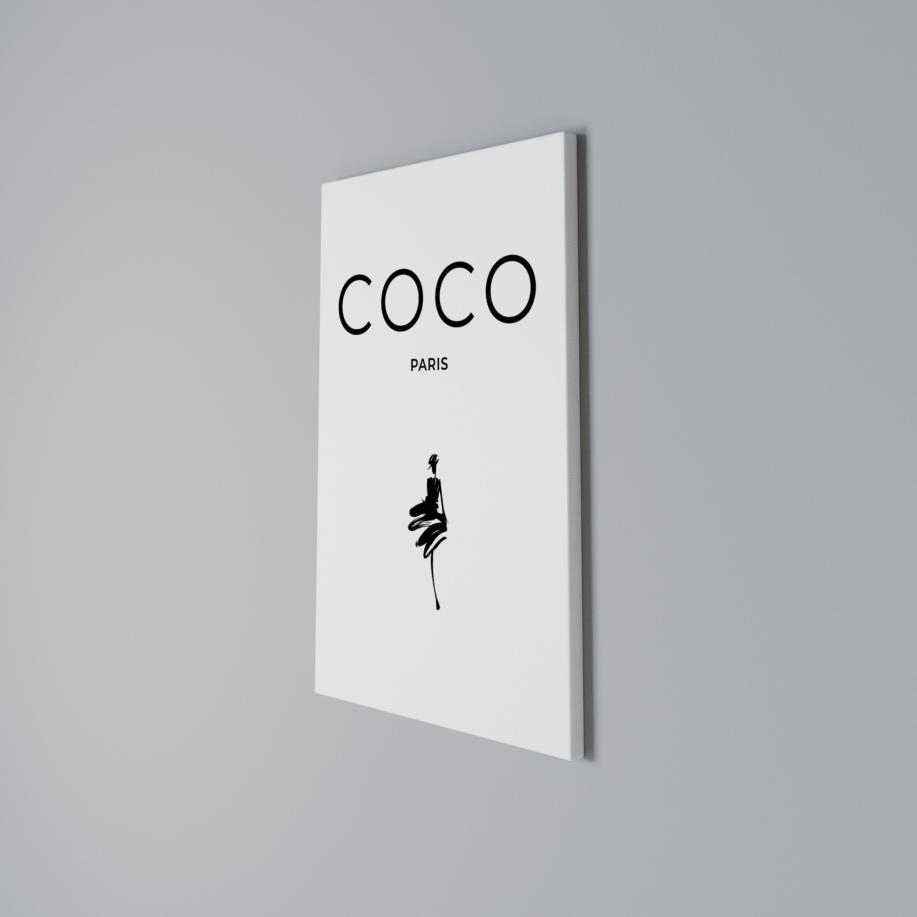 COCO CHANEL - TIMELESS ELEGANCE Κατακόρυφος Πίνακας σε Καμβά