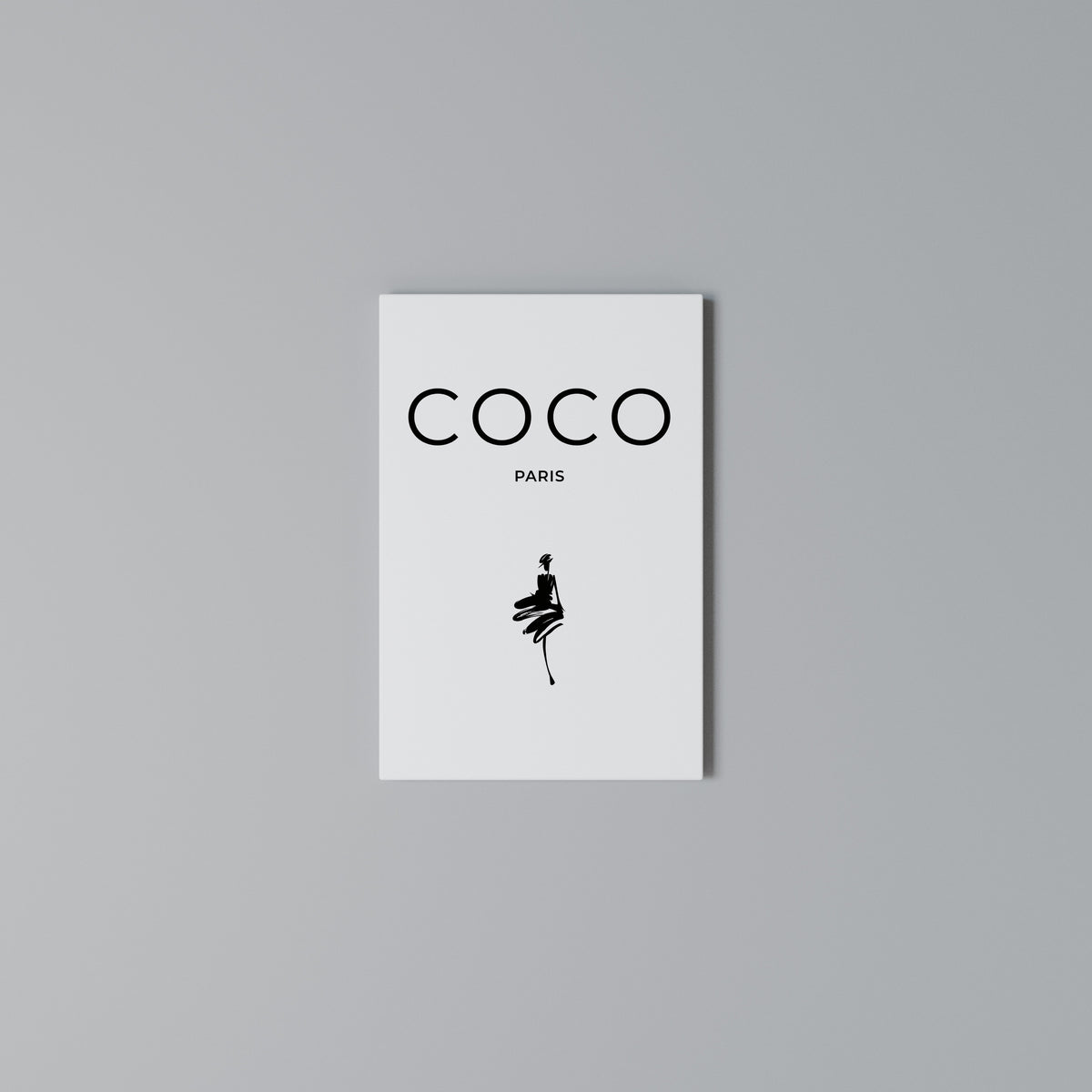 COCO CHANEL - TIMELESS ELEGANCE Vertical Canvas Print