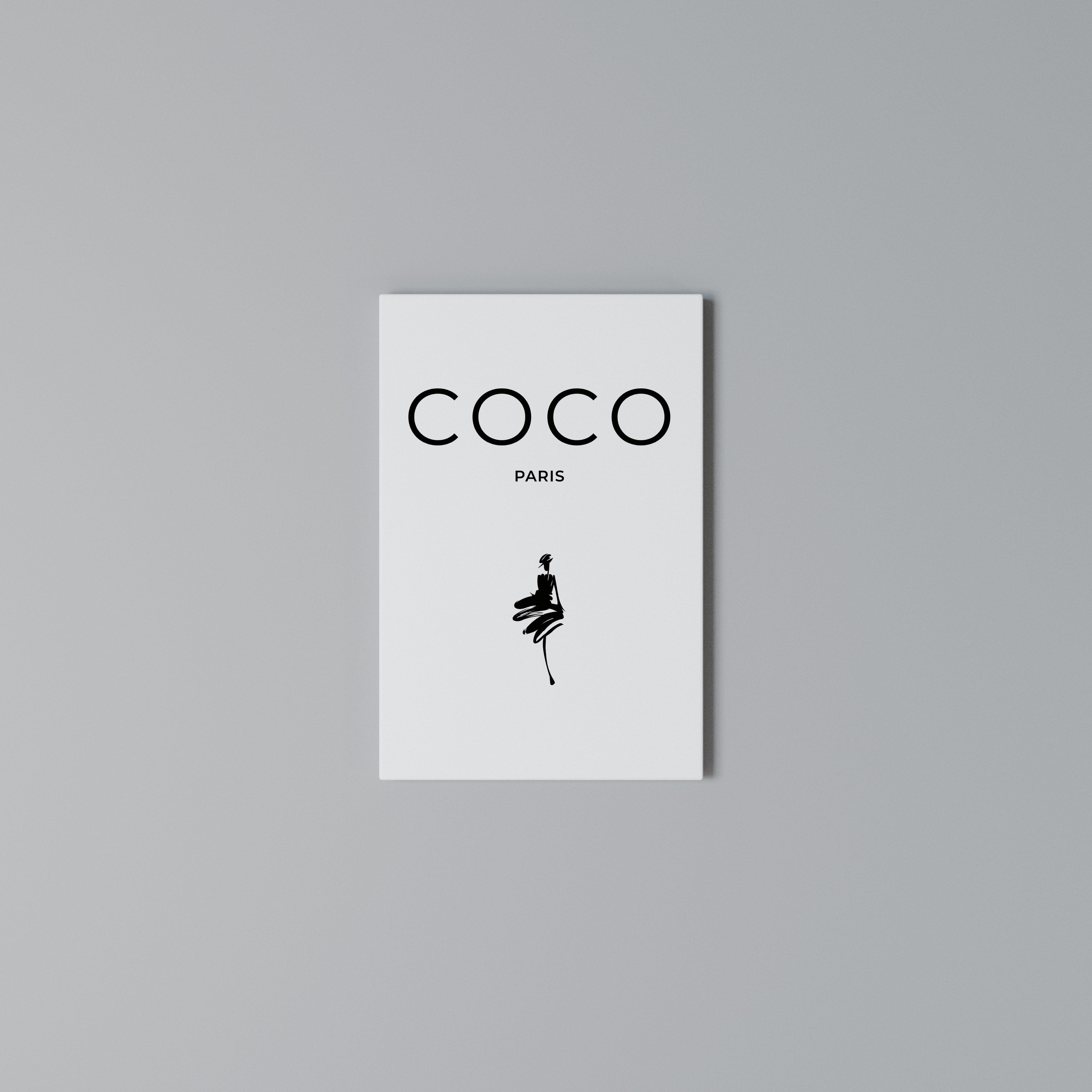 COCO CHANEL - TIMELESS ELEGANCE Κατακόρυφος Πίνακας σε Καμβά