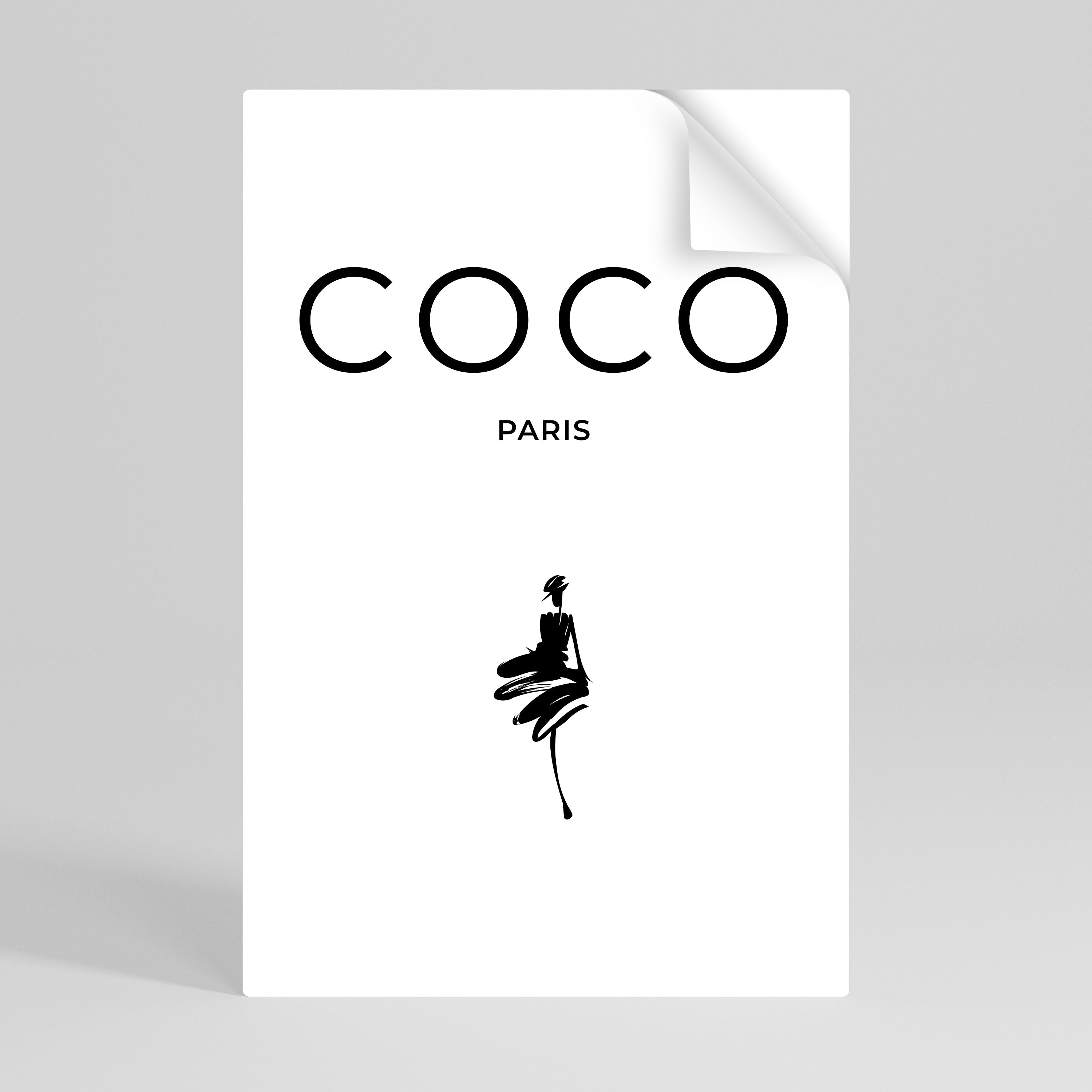COCO CHANEL - TIMELESS ELEGANCE Αυτοκόλλητη Αφίσα κάθετη