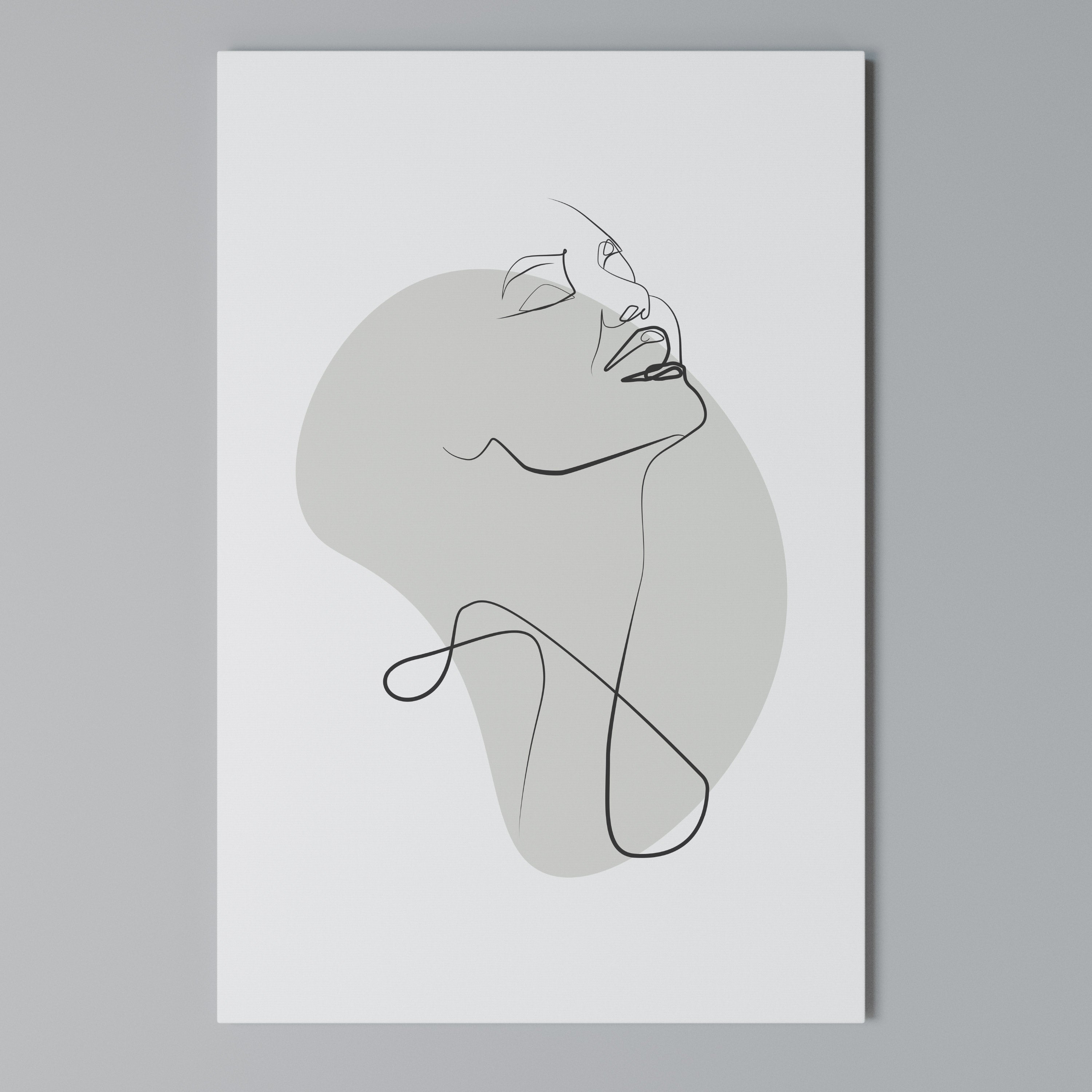 SUBTLE SIMPLICITY Κατακόρυφος Πίνακας σε Καμβά