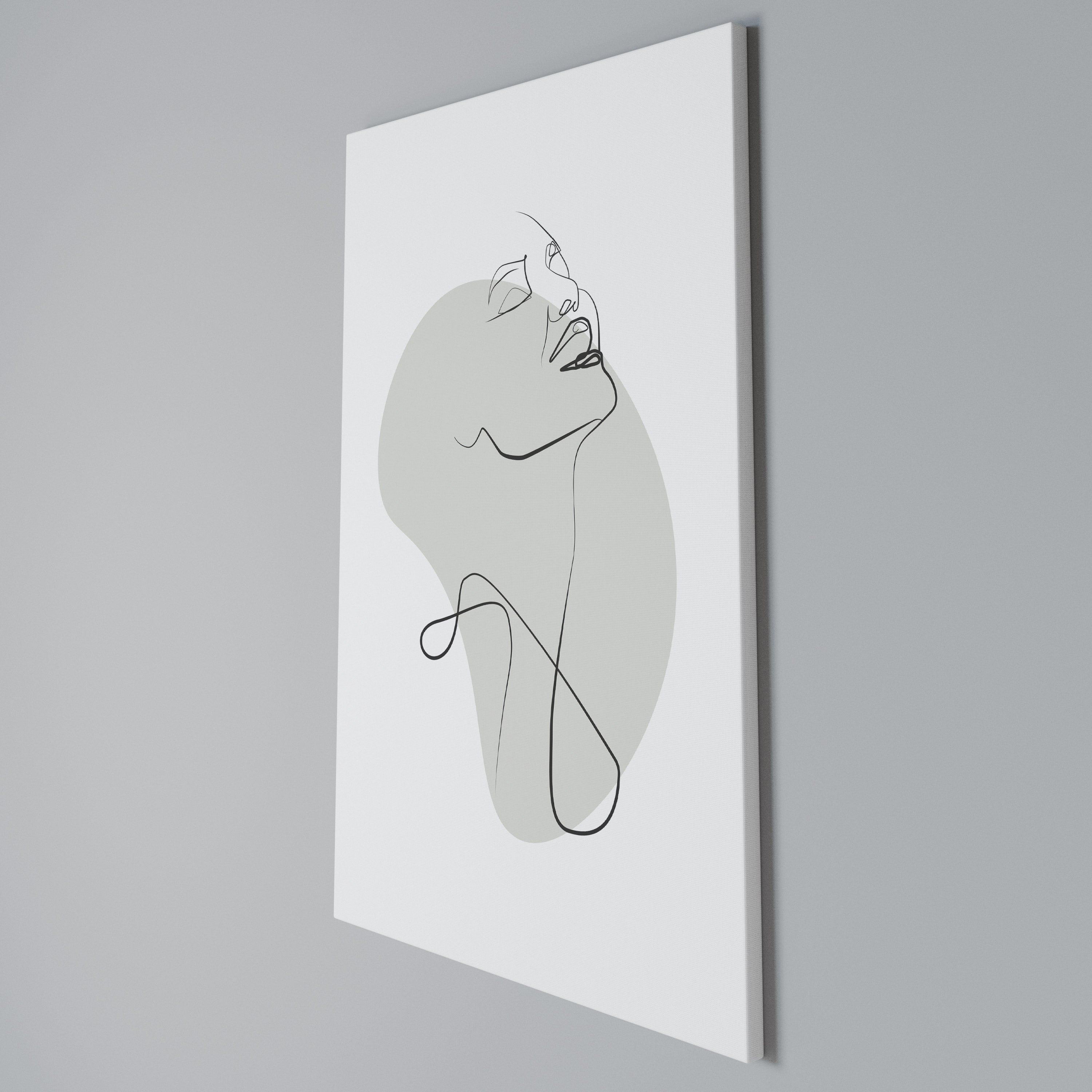 SUBTLE SIMPLICITY Κατακόρυφος Πίνακας σε Καμβά