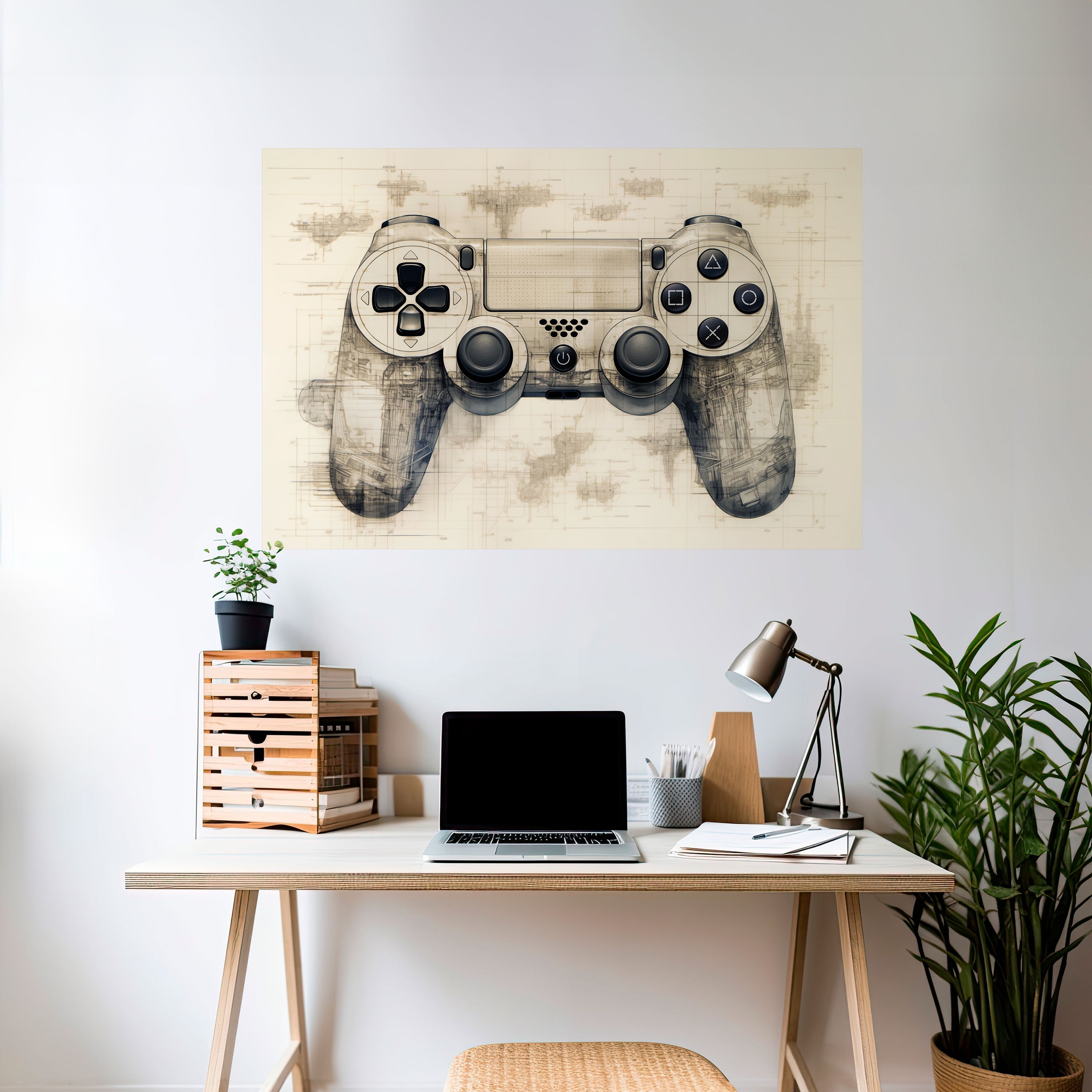 QUANTUM QUEST PAD Αποκολλητική οριζόντια αφίσα