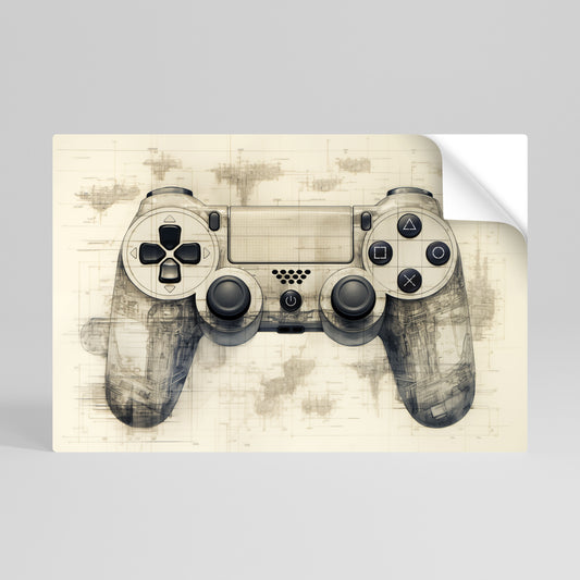 QUANTUM QUEST PAD Αυτοκόλλητη Αφίσα οριζόντια