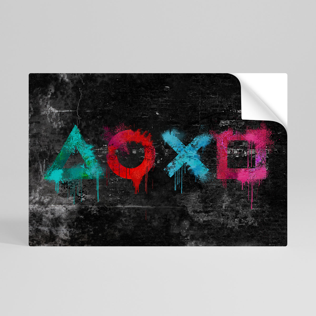GAMER OUTLAWS Peel and Stick Horizontal Poster