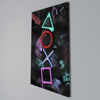 UPRISING NEON ICONS Vertical Canvas Print