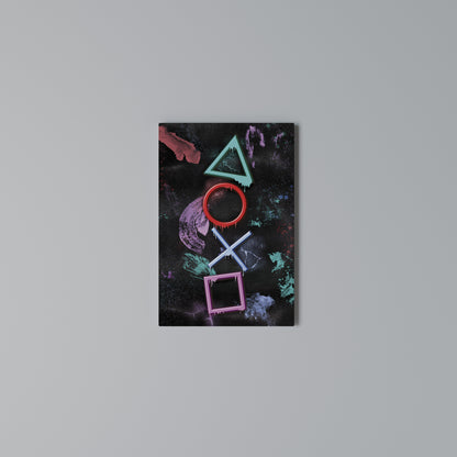 UPRISING NEON ICONS Κατακόρυφος Πίνακας σε Καμβά
