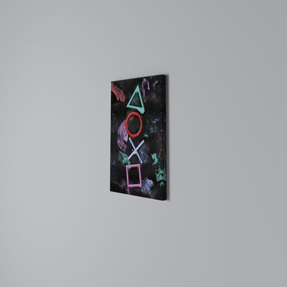 UPRISING NEON ICONS Κατακόρυφος Πίνακας σε Καμβά