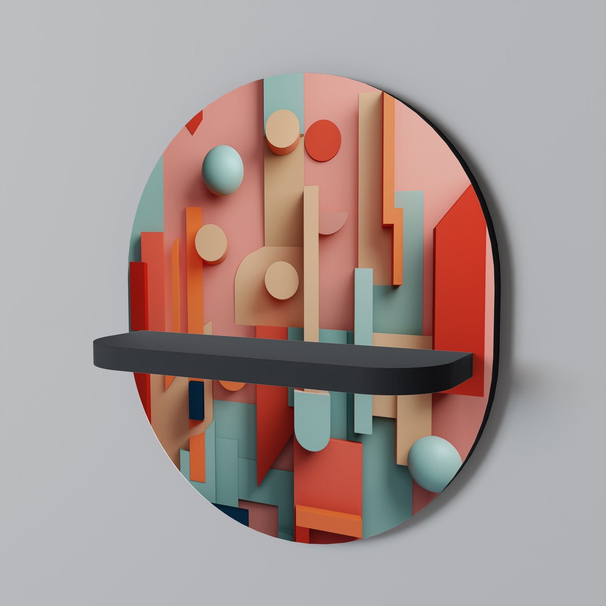 COLORBURST CONSTRUCT Διακοσμητικό Ράφι Art Shelf