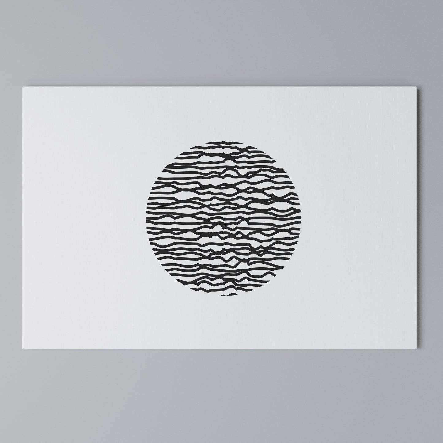 LUNA LINES Horizontal Canvas Print