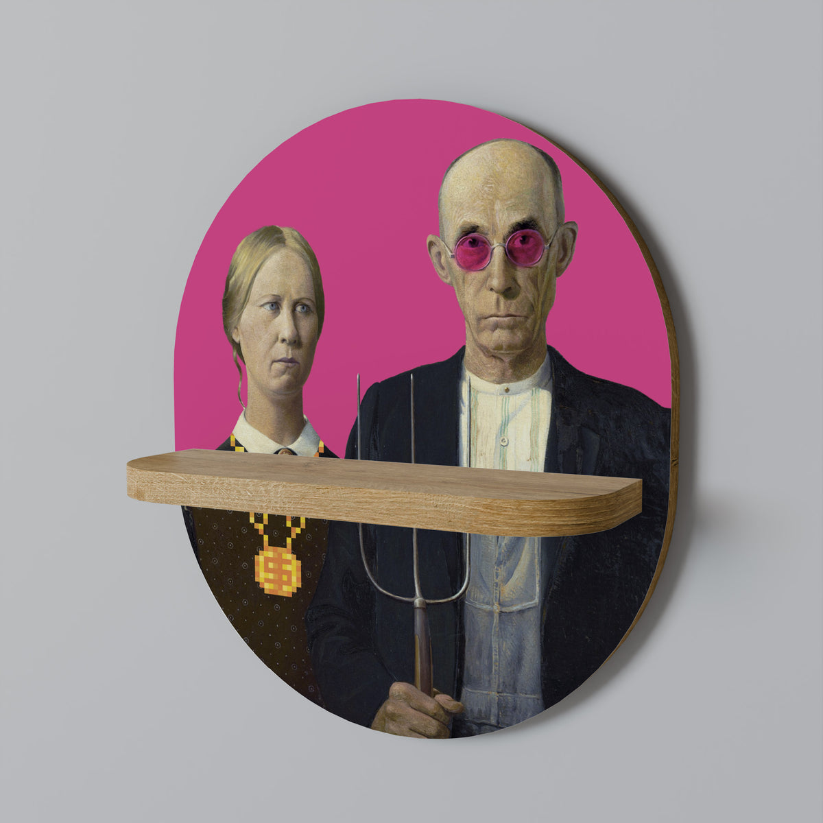 AMERICAN GOTHIC BLING Διακοσμητικό Ράφι Art Shelf