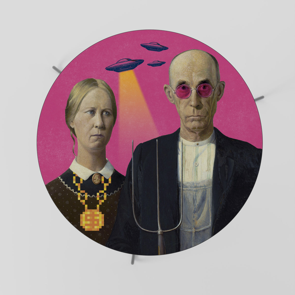 AMERICAN GOTHIC ALIEN Τραπεζάκι σαλονιού