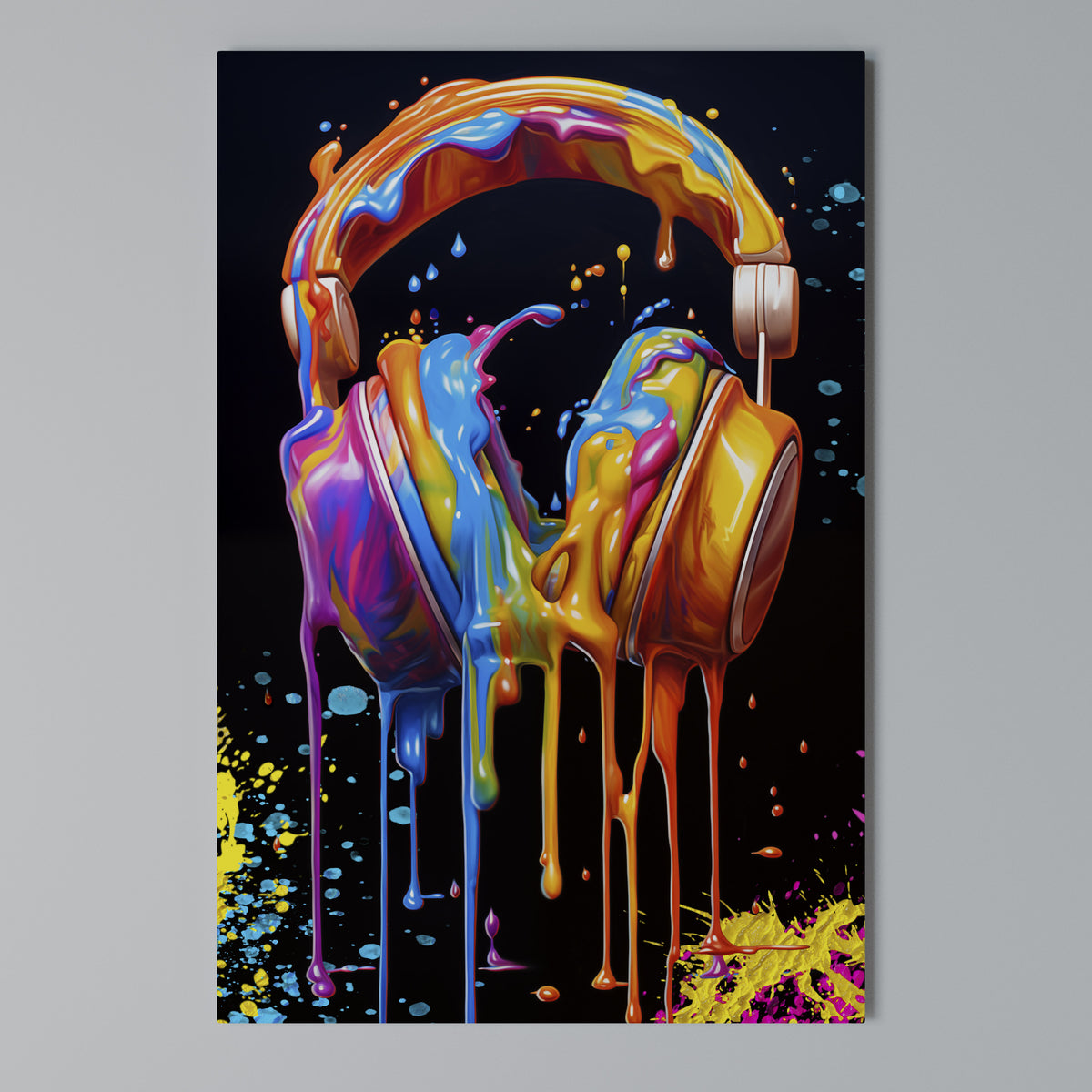 MUSIC IS MY EXTASY Κατακόρυφος Πίνακας σε Καμβά