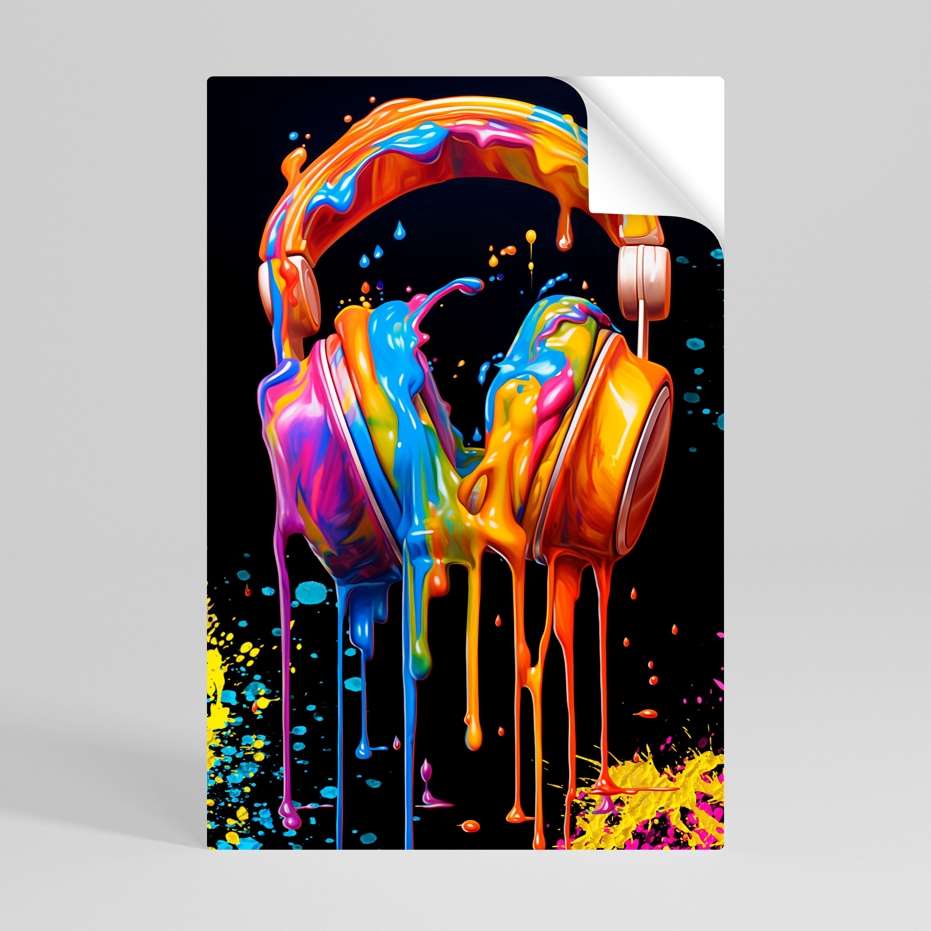 MUSIC IS MY EXTASY Αυτοκόλλητη Αφίσα κάθετη