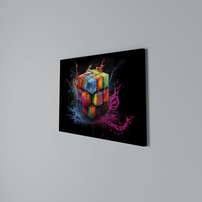 CUBE FUSION Horizontal Canvas Print
