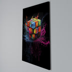 CUBE FUSION Κατακόρυφος Πίνακας σε Καμβά