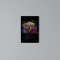 CUBE FUSION Κατακόρυφος Πίνακας σε Καμβά