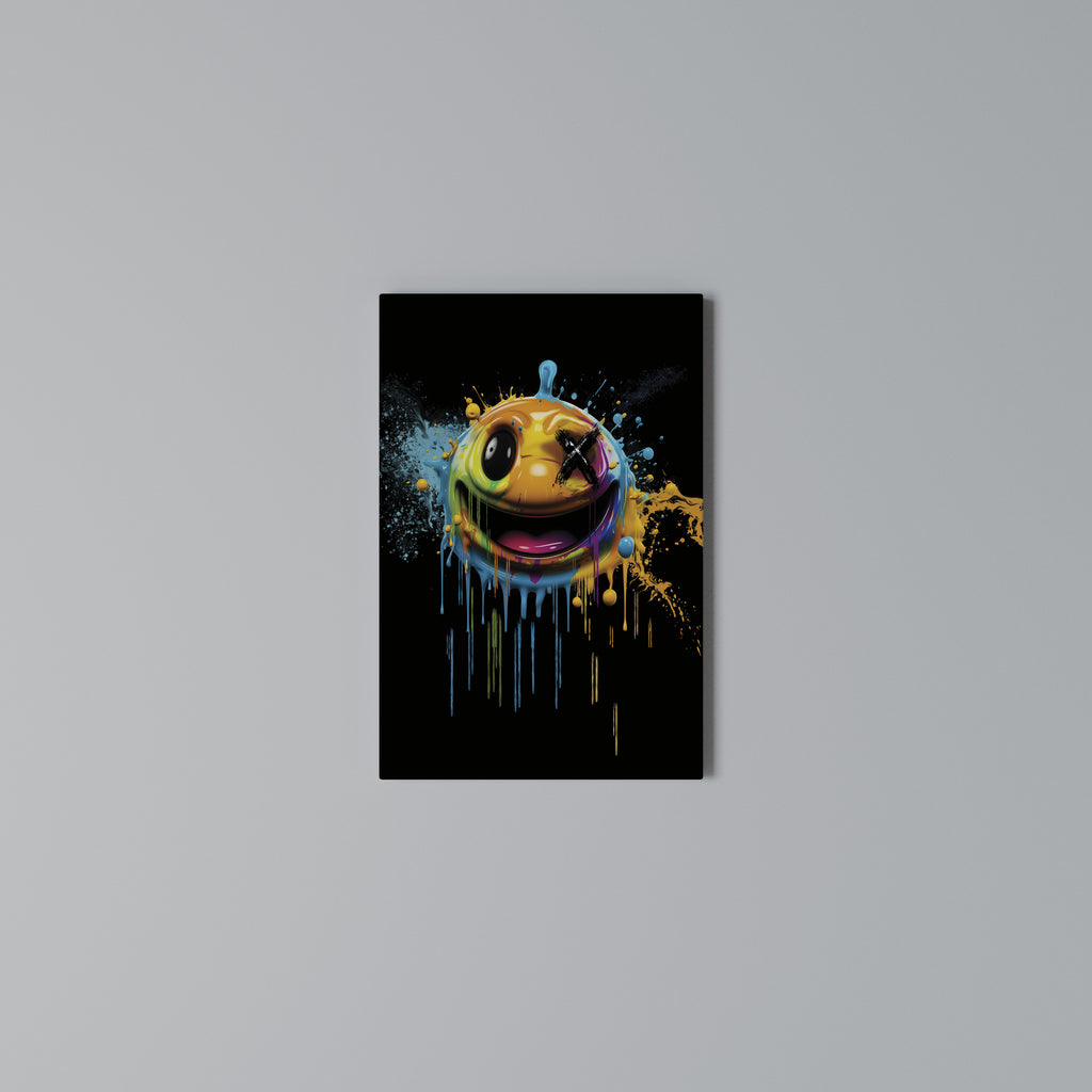 TRIPPY HAPPINESS Κατακόρυφος Πίνακας σε Καμβά
