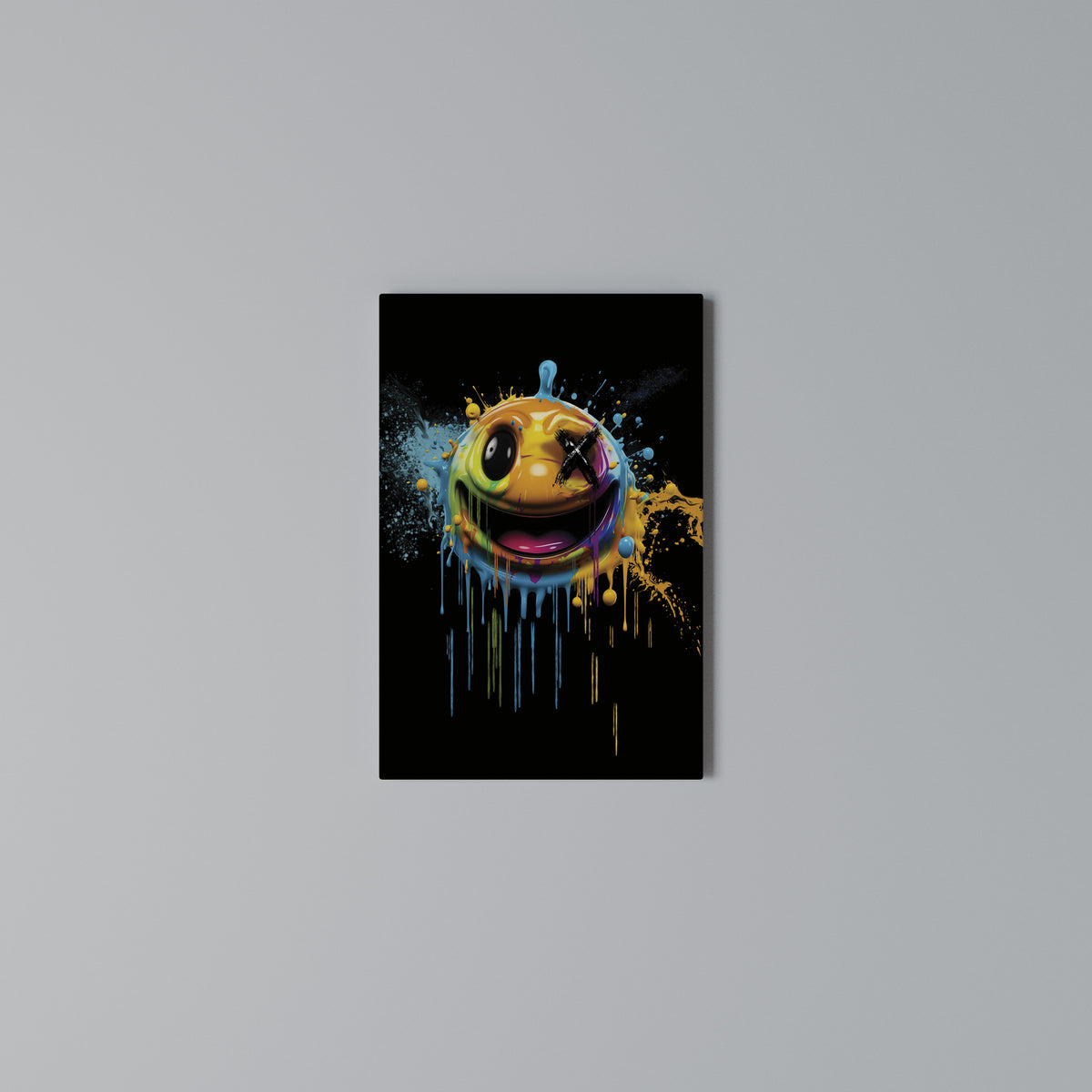 TRIPPY HAPPINESS Κατακόρυφος Πίνακας σε Καμβά