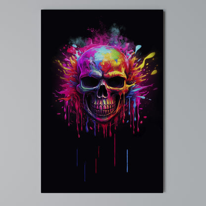 SKULL QUEST Κατακόρυφος Πίνακας σε Καμβά