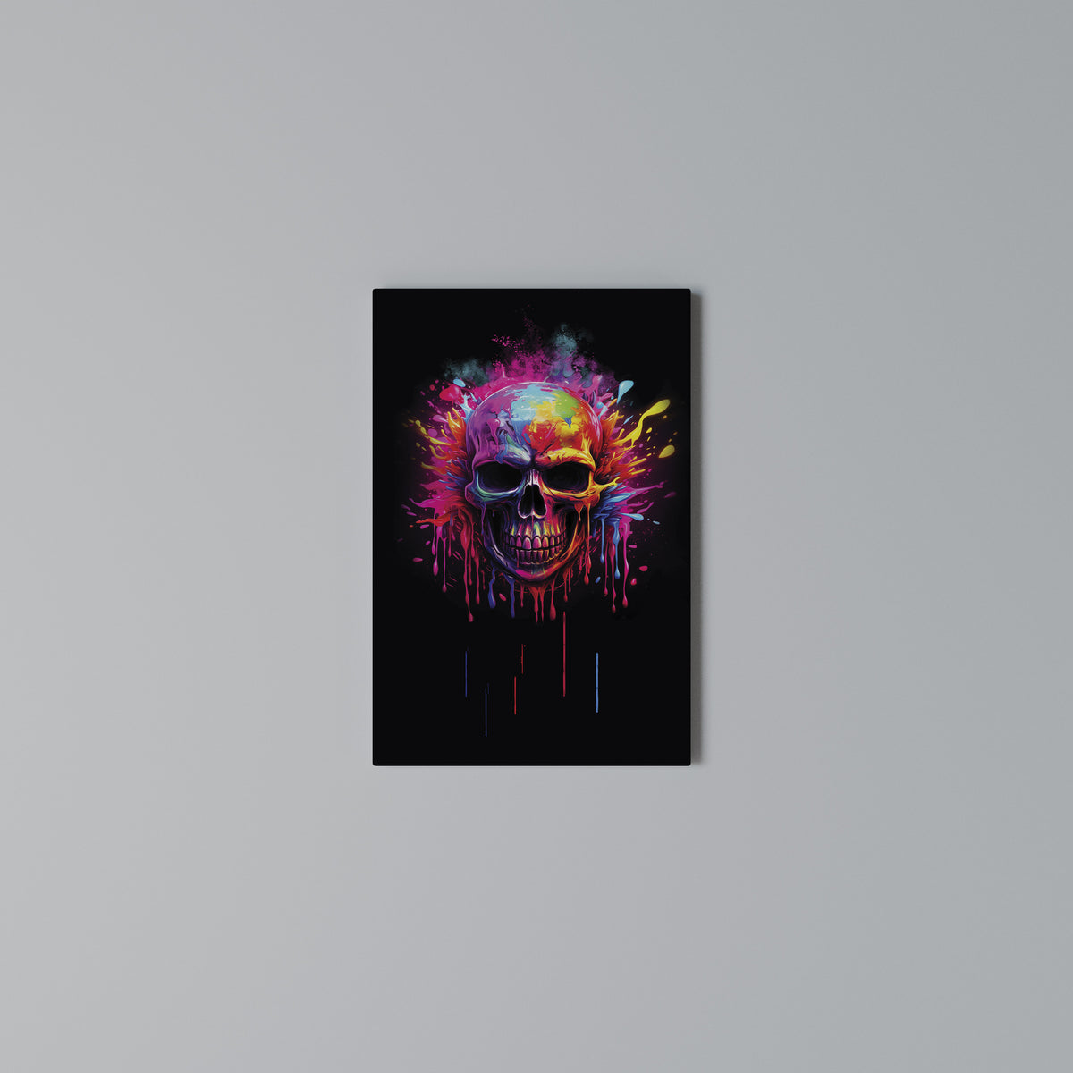 SKULL QUEST Κατακόρυφος Πίνακας σε Καμβά