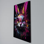 DON'T FOLLOW THE RABBIT Vertical Canvas Print