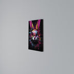 DON'T FOLLOW THE RABBIT Vertical Canvas Print