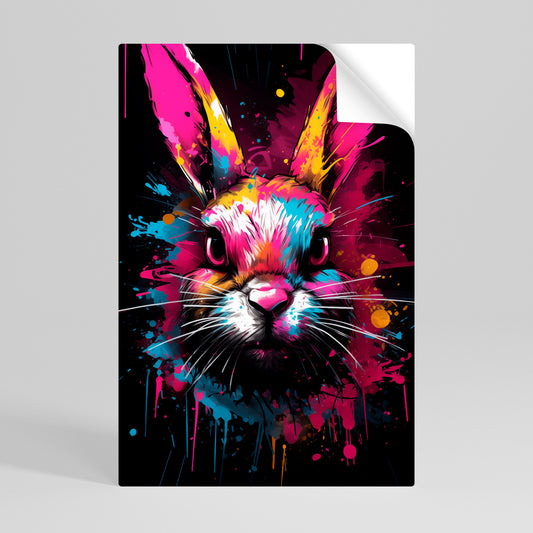 DON'T FOLLOW THE RABBIT Αυτοκόλλητη Αφίσα κάθετη