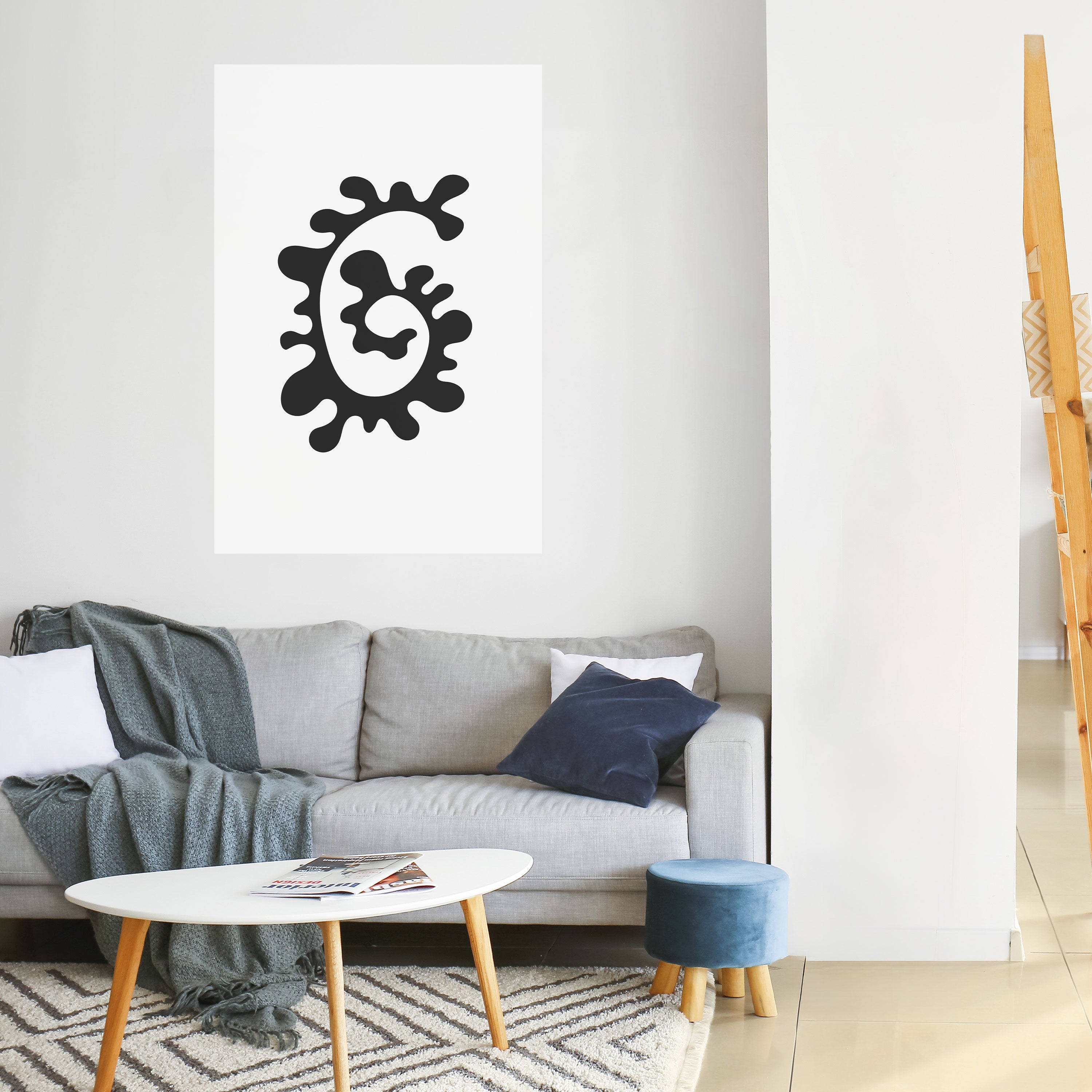 THE BLEND OF YESTERDAY Peel and Stick Vertical Poster