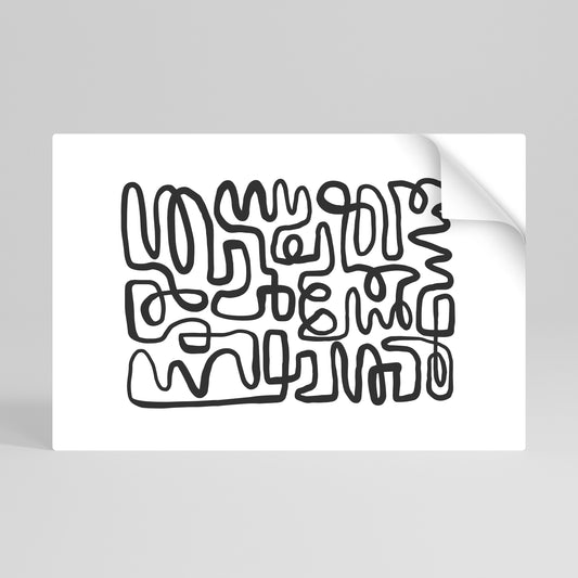 LOST IN THE ECHO Αυτοκόλλητη Αφίσα οριζόντια