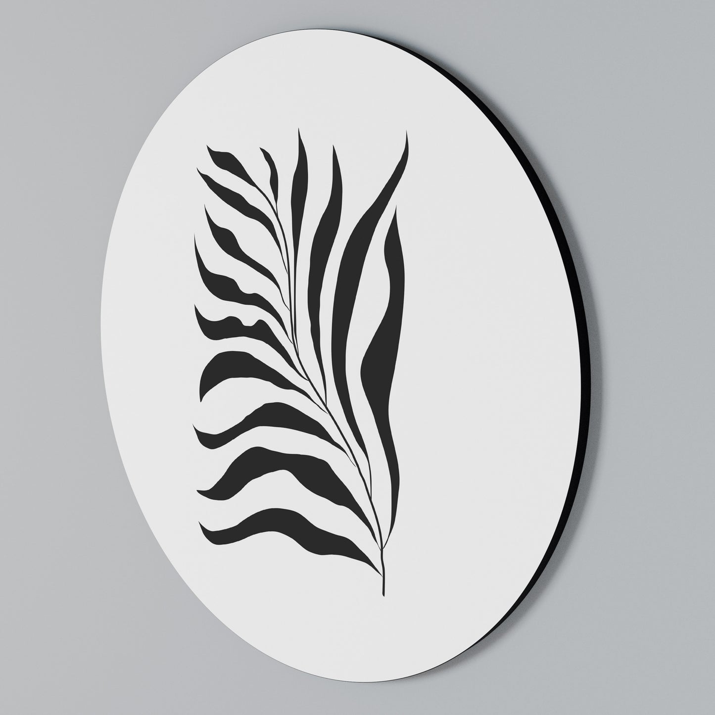 SHADOW PLANT Στρογγυλός πίνακας ζωγραφικής