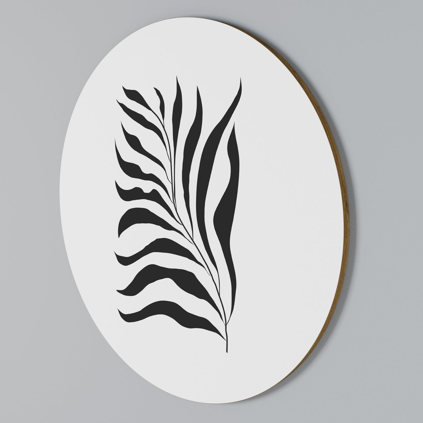 SHADOW PLANT Στρογγυλός πίνακας ζωγραφικής