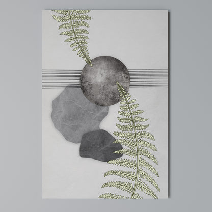 FERN MELANCHOLY Κατακόρυφος Πίνακας σε Καμβά